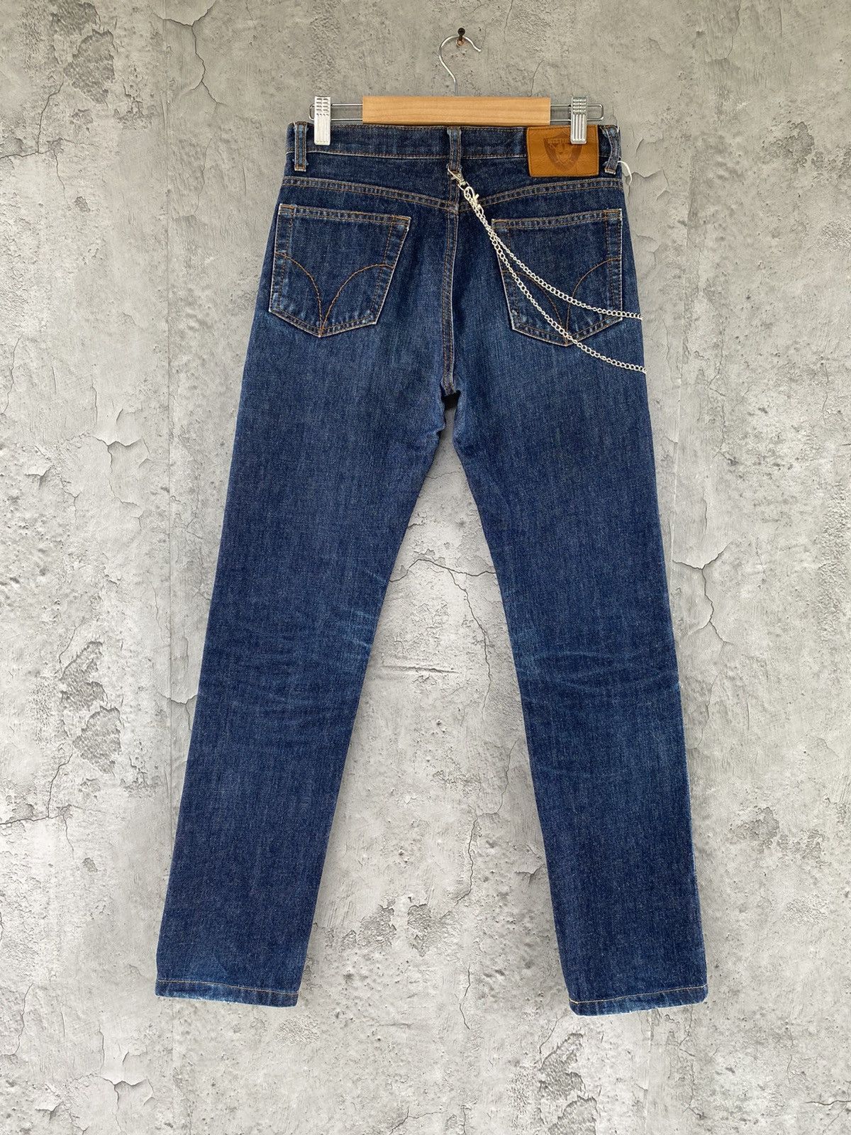 Hysteric Glamour Vintage Hysteric Glamour Chains Skinny Denim Pants Size US 28 / EU 44 - 2 Thumbnail
