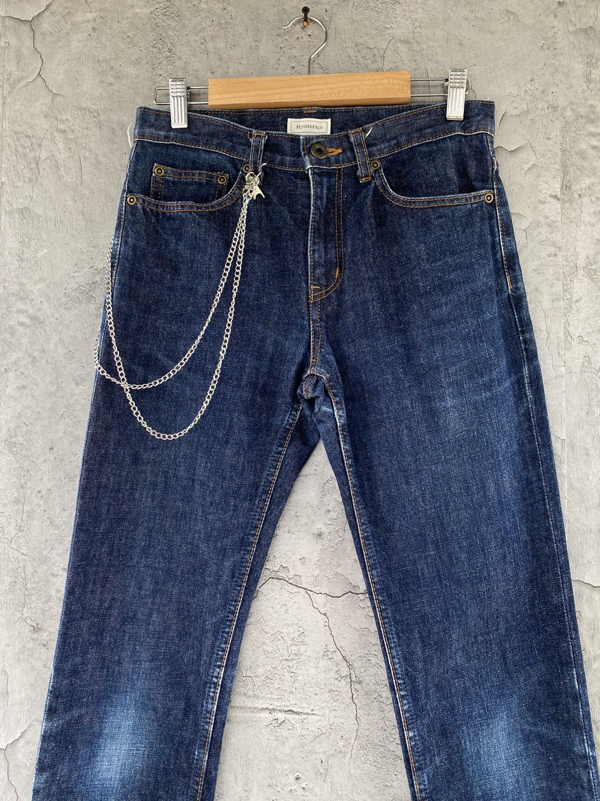 Hysteric Glamour Vintage Hysteric Glamour Chains Skinny Denim Pants Size US 28 / EU 44 - 4 Thumbnail