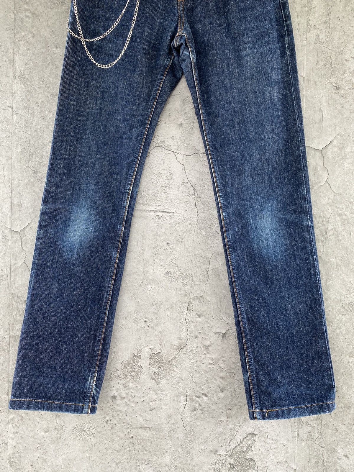 Hysteric Glamour Vintage Hysteric Glamour Chains Skinny Denim Pants Size US 28 / EU 44 - 7 Thumbnail