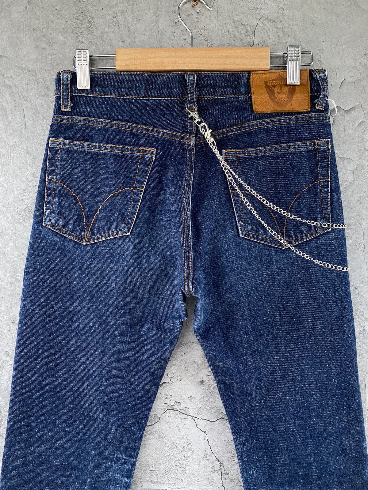 Hysteric Glamour Vintage Hysteric Glamour Chains Skinny Denim Pants Size US 28 / EU 44 - 10 Thumbnail