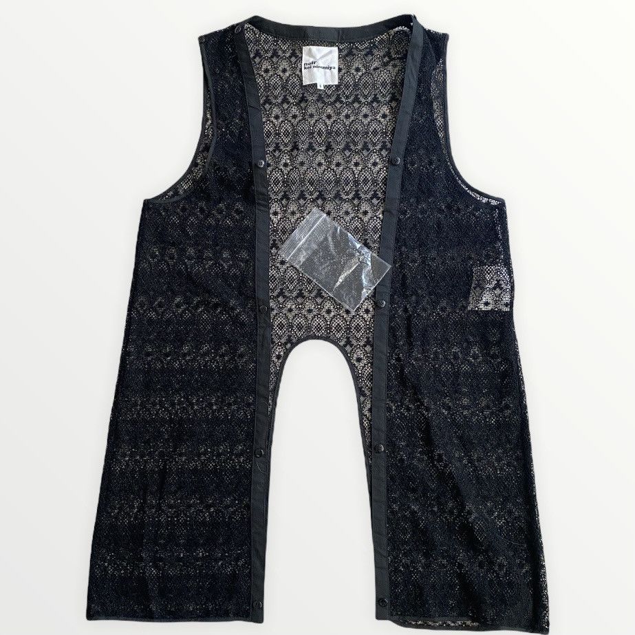 Noir Kei Ninomiya Lace Lining Vest