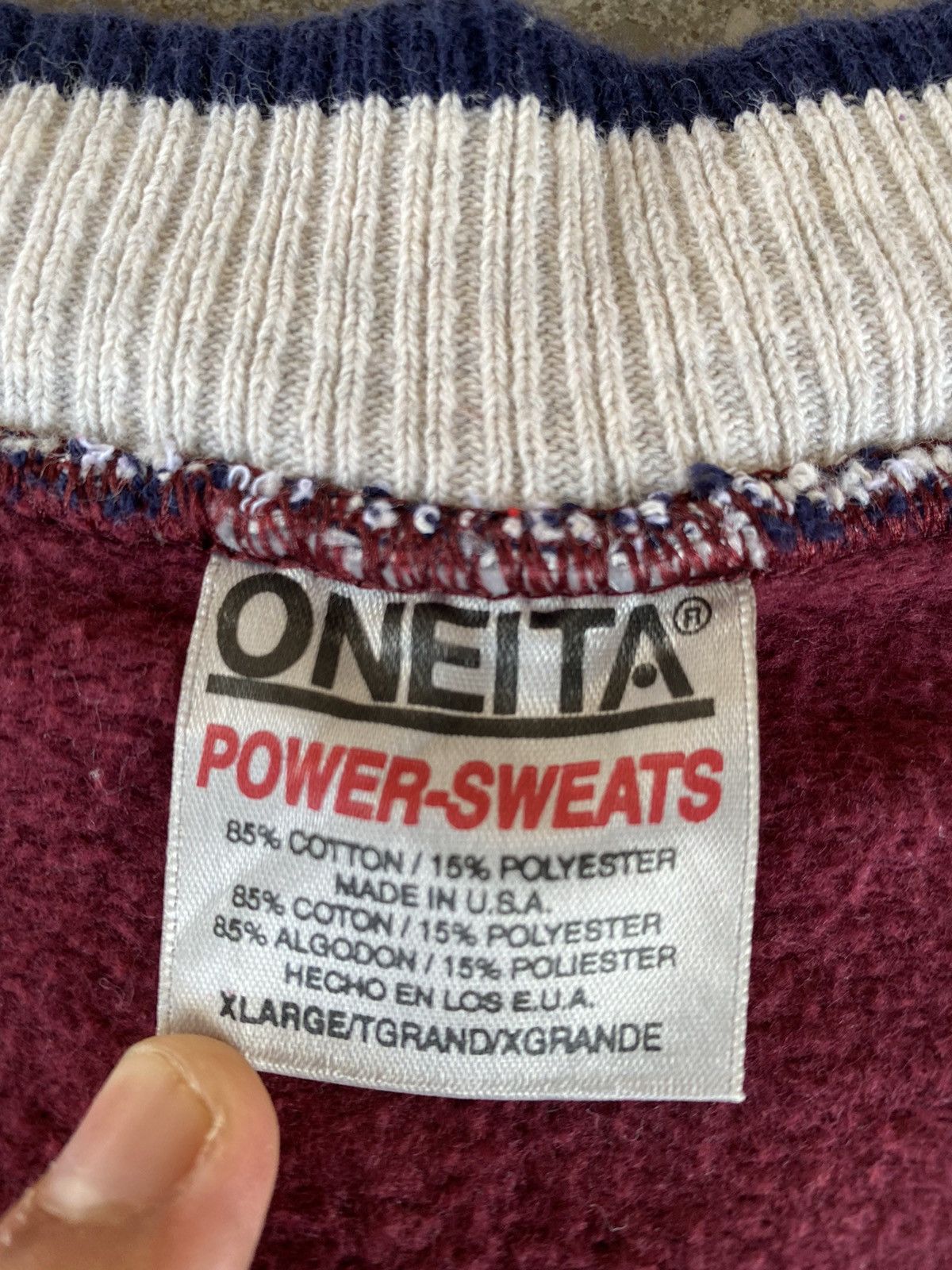 Vintage Vintage Oneita Sweatshirt Miami Florida Hawaii made in USA Size US XL / EU 56 / 4 - 3 Thumbnail