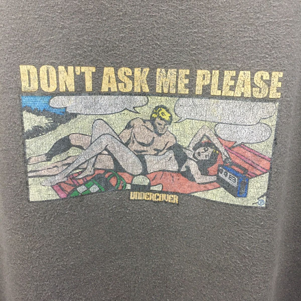 Undercover Rare Vintage Undercover *Don’t Ask Me Please* Tee Size US M / EU 48-50 / 2 - 7 Thumbnail