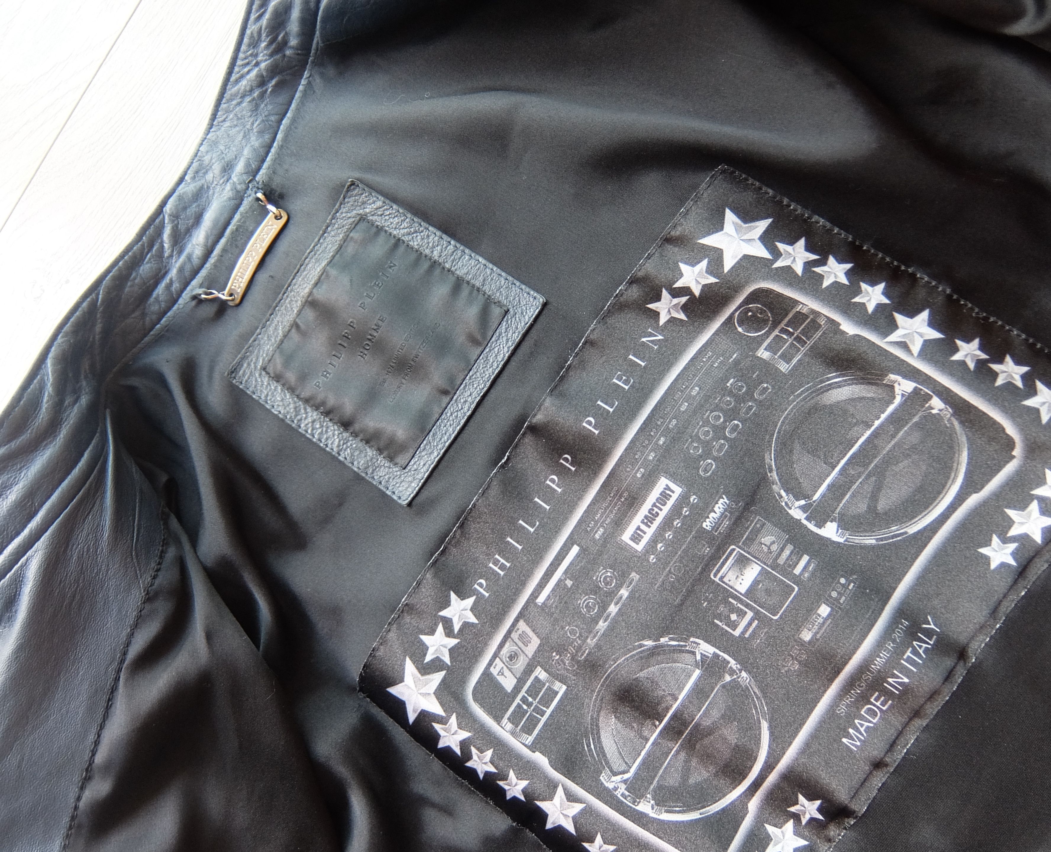 Philipp Plein Philipp Plein Croco Jacket XL blue crocodile leather Size US XL / EU 56 / 4 - 16 Thumbnail