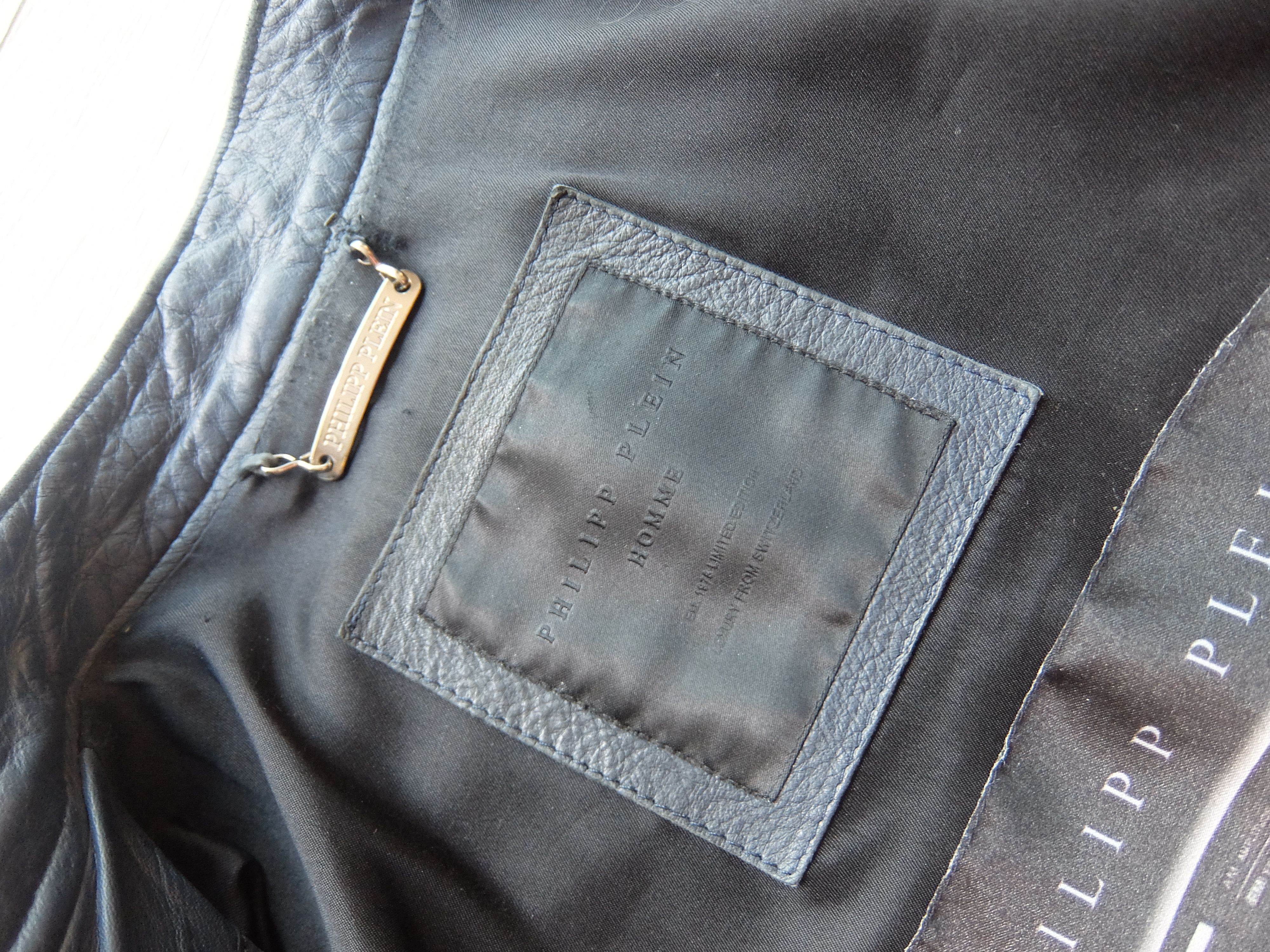 Philipp Plein Philipp Plein Croco Jacket XL blue crocodile leather Size US XL / EU 56 / 4 - 17 Thumbnail