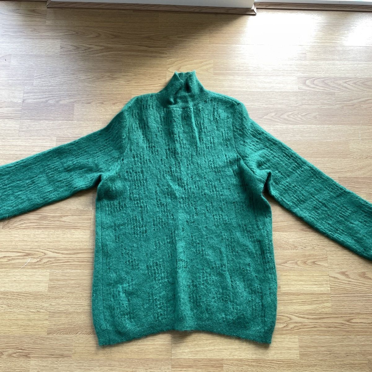 Namacheko NAMACHEKO Green Mohair Jochen Turtleneck Size US M / EU 48-50 / 2 - 3 Thumbnail