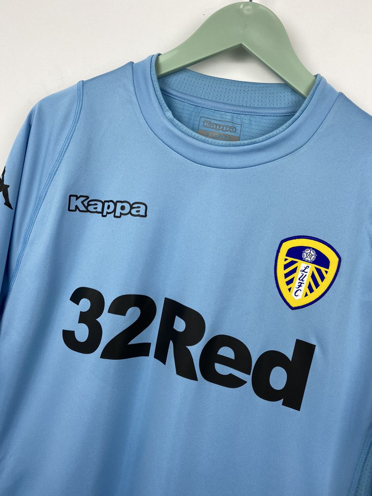 Kappa Leeds United 2016 2017 Training Jersey PSG Arsenal Milan Size US L / EU 52-54 / 3 - 2 Thumbnail