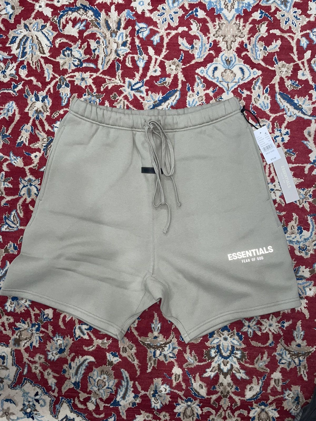 image of Fear Of God Essentials Pistachio Shorts, Men's (Size 30)