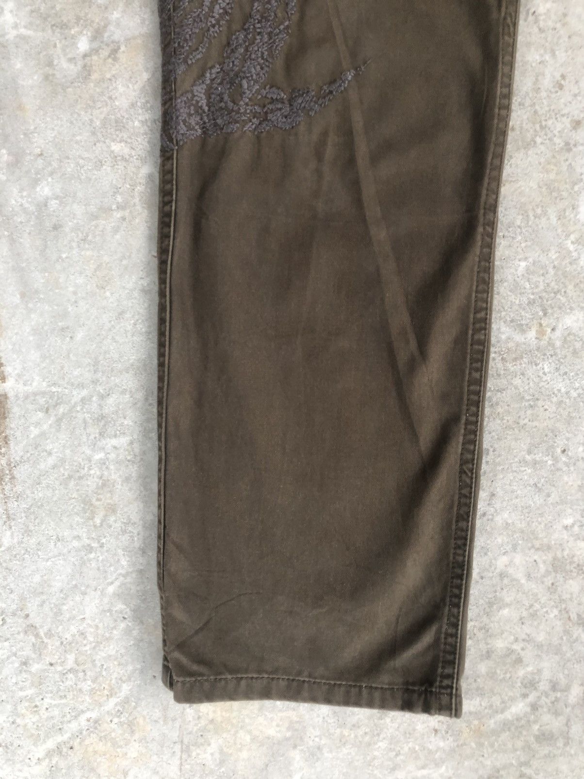 Seditionaries 291295=HOMME Embroidered Cargo Pants Tactical Multipocket Size US 33 - 6 Thumbnail
