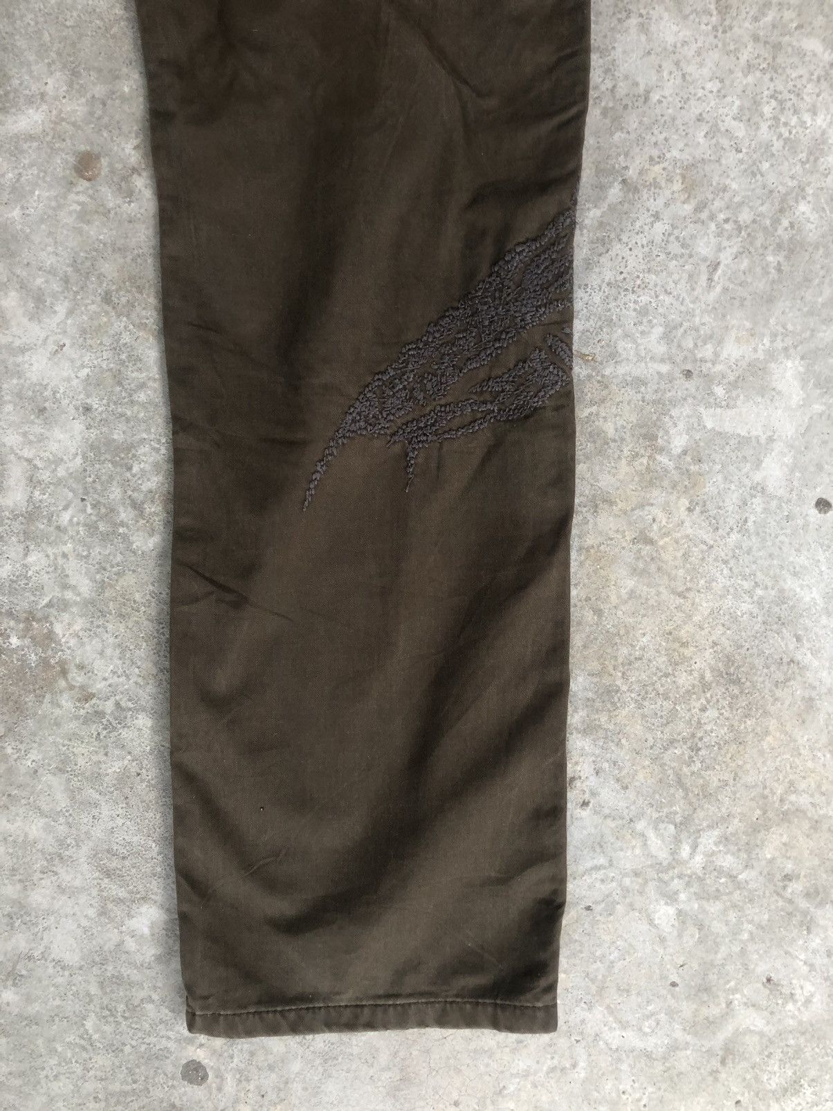 Seditionaries 291295=HOMME Embroidered Cargo Pants Tactical Multipocket Size US 33 - 12 Thumbnail