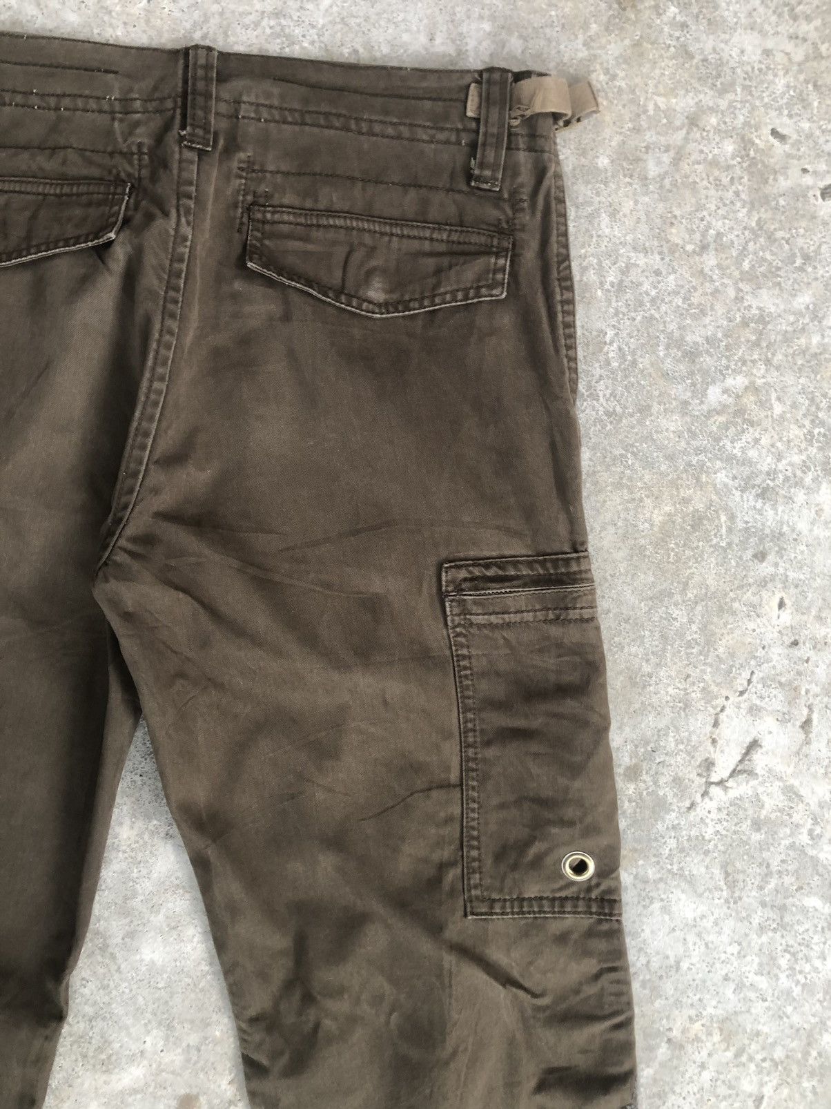 Seditionaries 291295=HOMME Embroidered Cargo Pants Tactical Multipocket Size US 33 - 10 Thumbnail