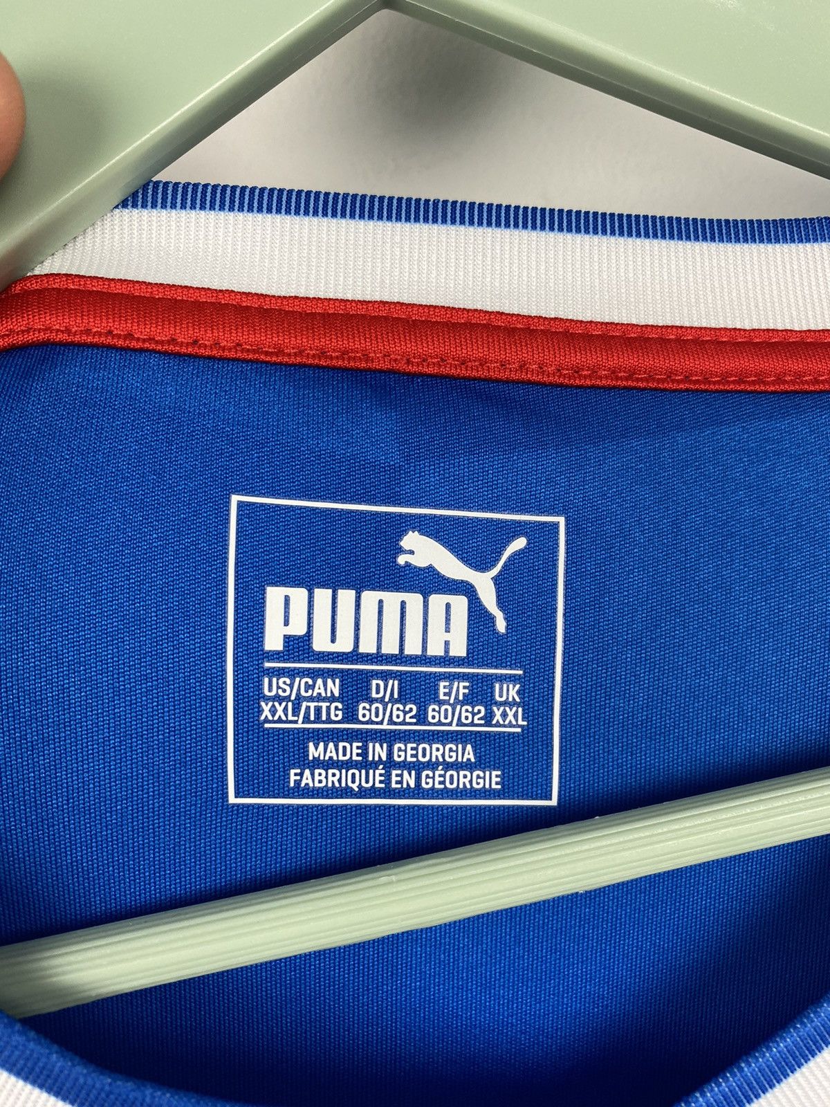 Puma Glasgow Rangers 2016 2018 Football Jersey PSG Chelsea Milan Size US XXL / EU 58 / 5 - 7 Thumbnail