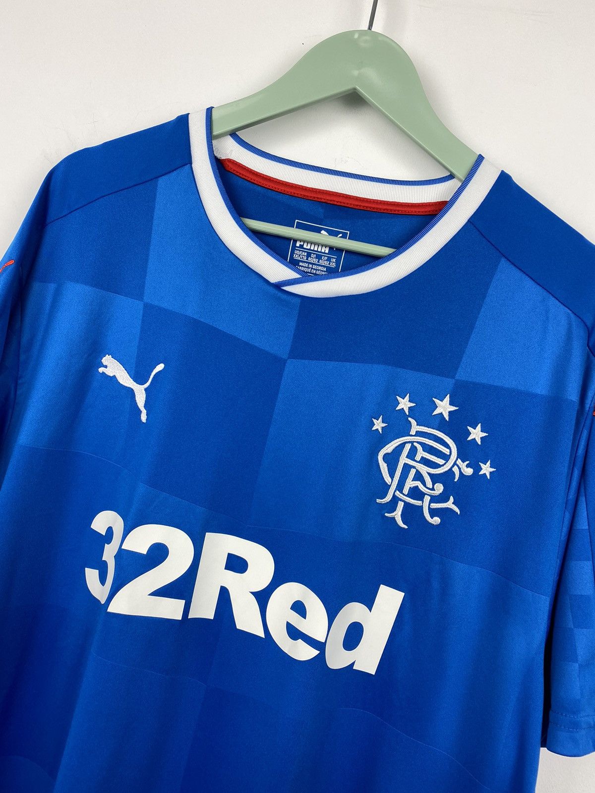 Puma Glasgow Rangers 2016 2018 Football Jersey PSG Chelsea Milan Size US XXL / EU 58 / 5 - 2 Thumbnail