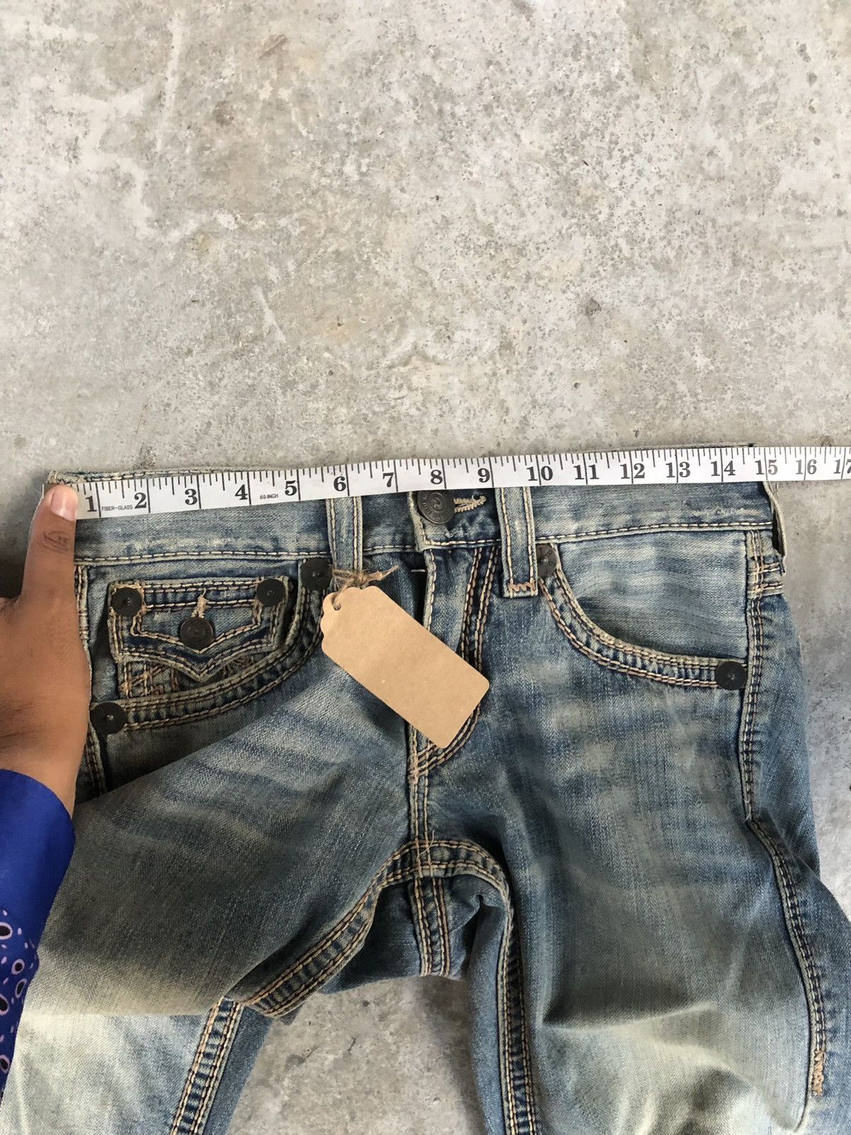 True Religion True Religion ricky Embroidered Jeans Distressed Jeans Size US 29 - 11 Thumbnail