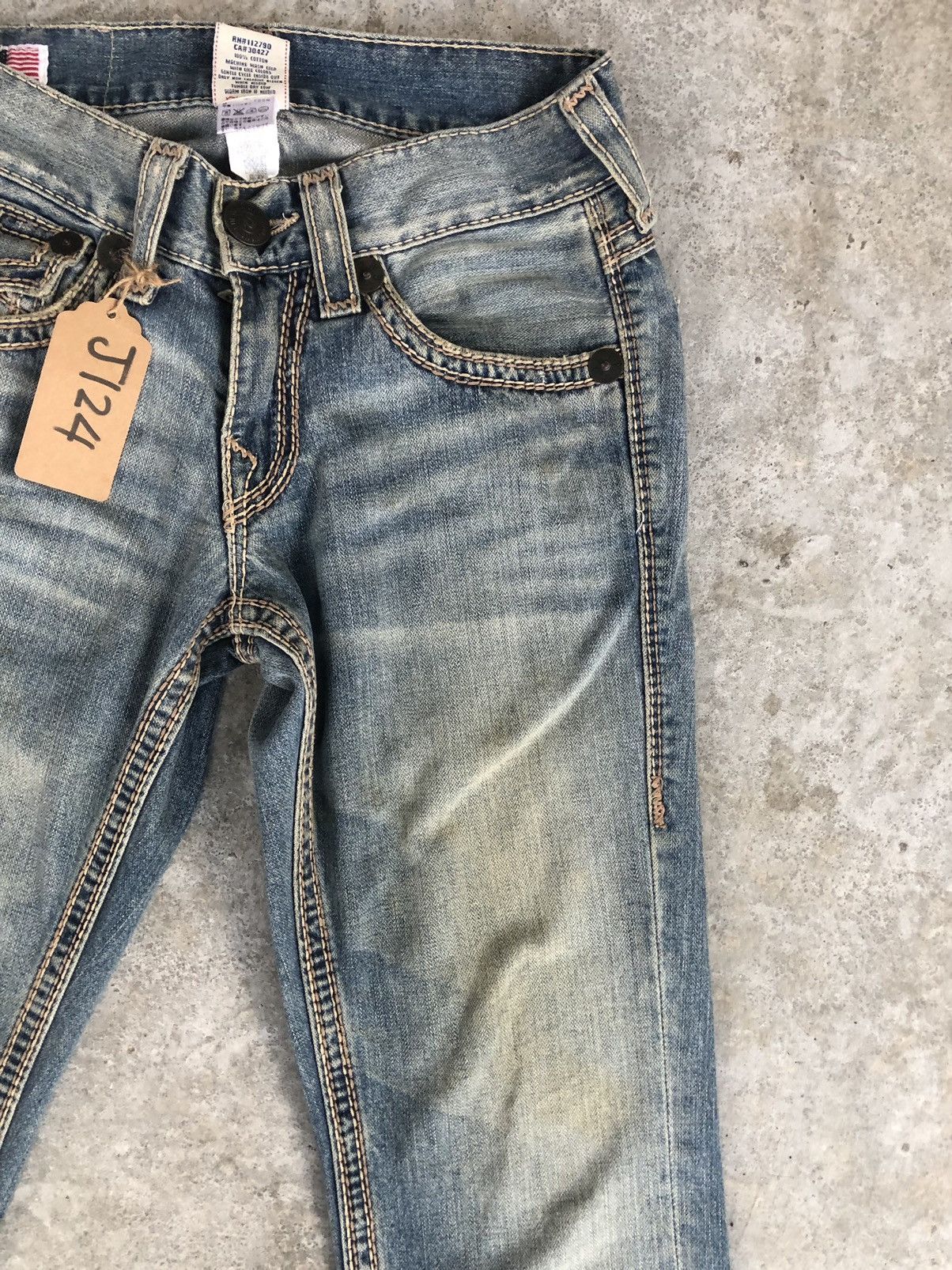 True Religion True Religion ricky Embroidered Jeans Distressed Jeans Size US 29 - 7 Thumbnail