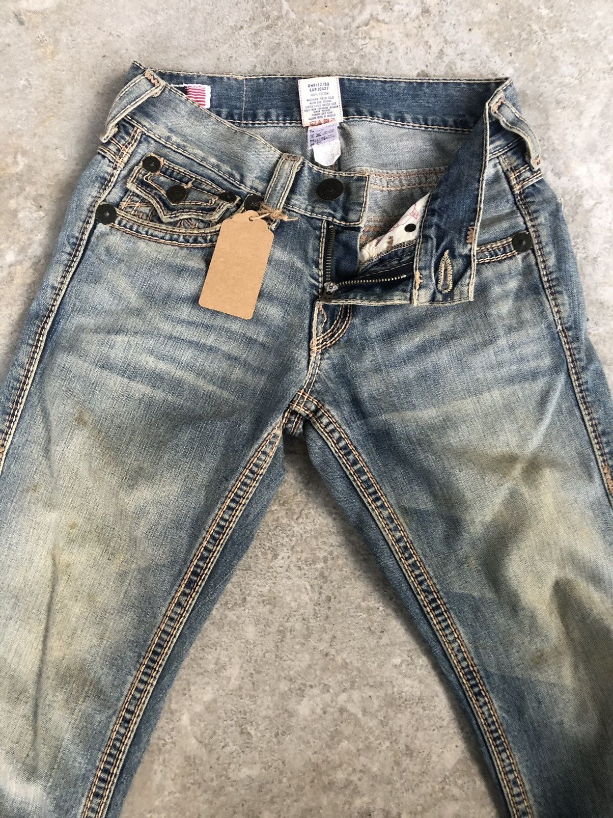 True Religion True Religion ricky Embroidered Jeans Distressed Jeans Size US 29 - 3 Thumbnail