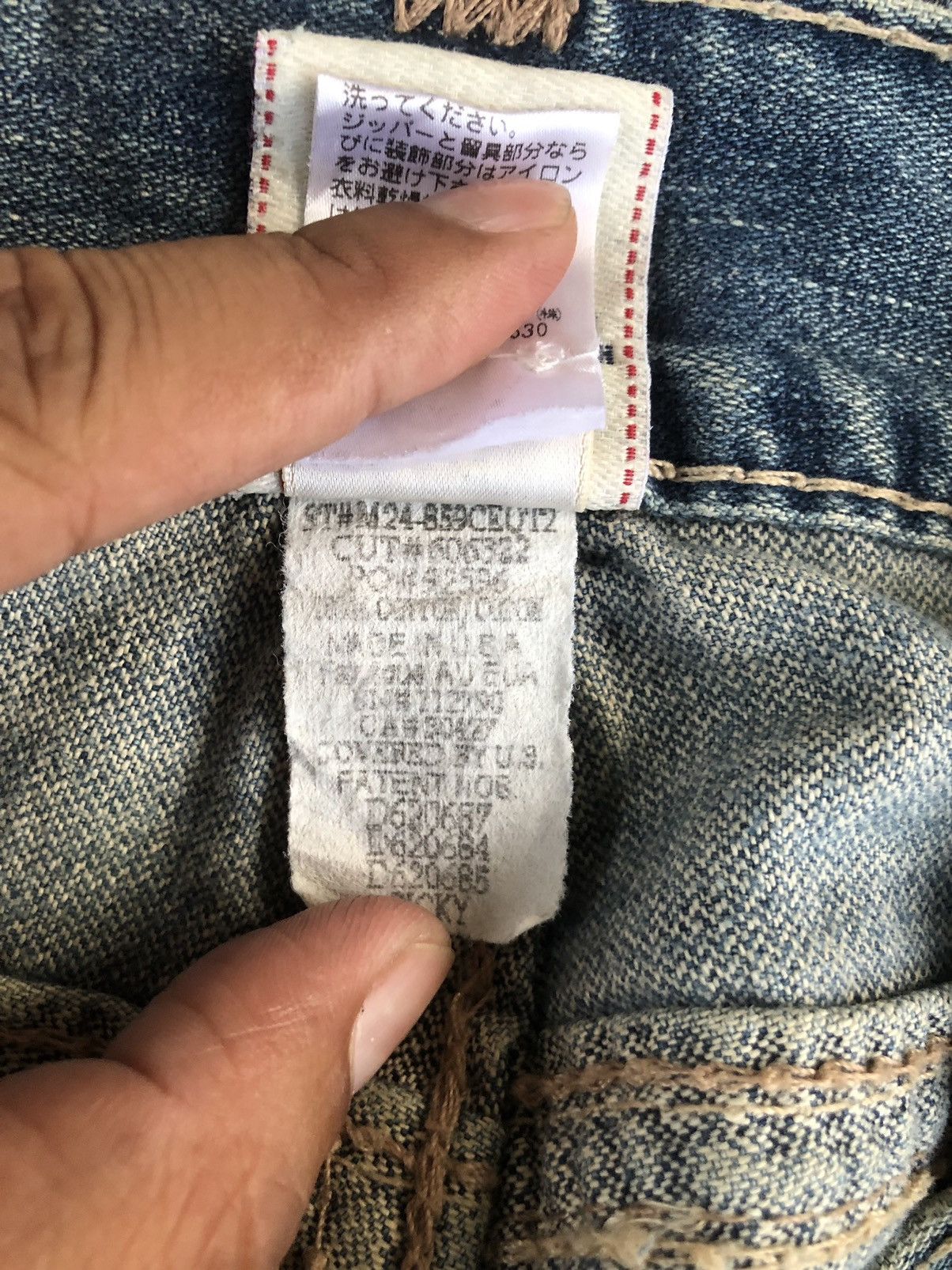 True Religion True Religion ricky Embroidered Jeans Distressed Jeans Size US 29 - 14 Thumbnail