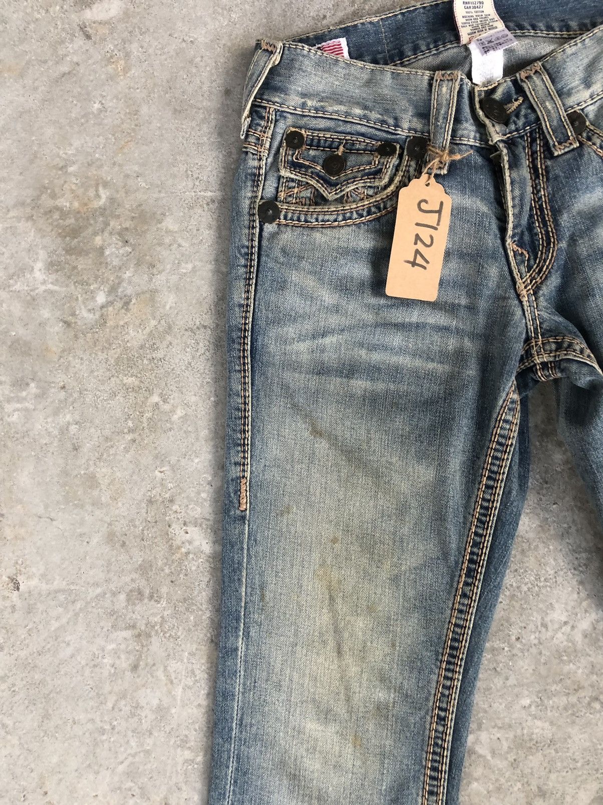 True Religion True Religion ricky Embroidered Jeans Distressed Jeans Size US 29 - 6 Thumbnail
