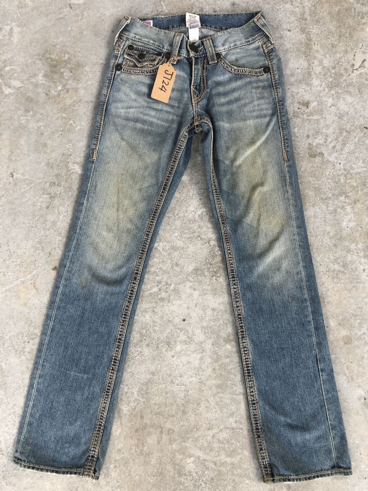 True Religion True Religion ricky Embroidered Jeans Distressed Jeans Size US 29 - 2 Thumbnail