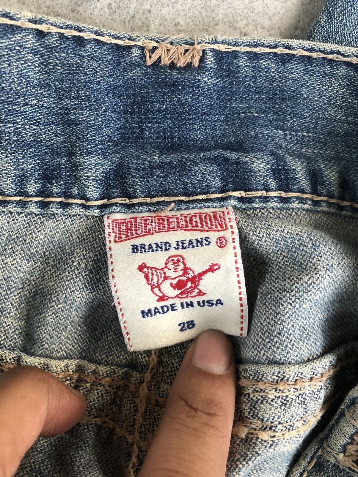 True Religion True Religion ricky Embroidered Jeans Distressed Jeans Size US 29 - 13 Thumbnail