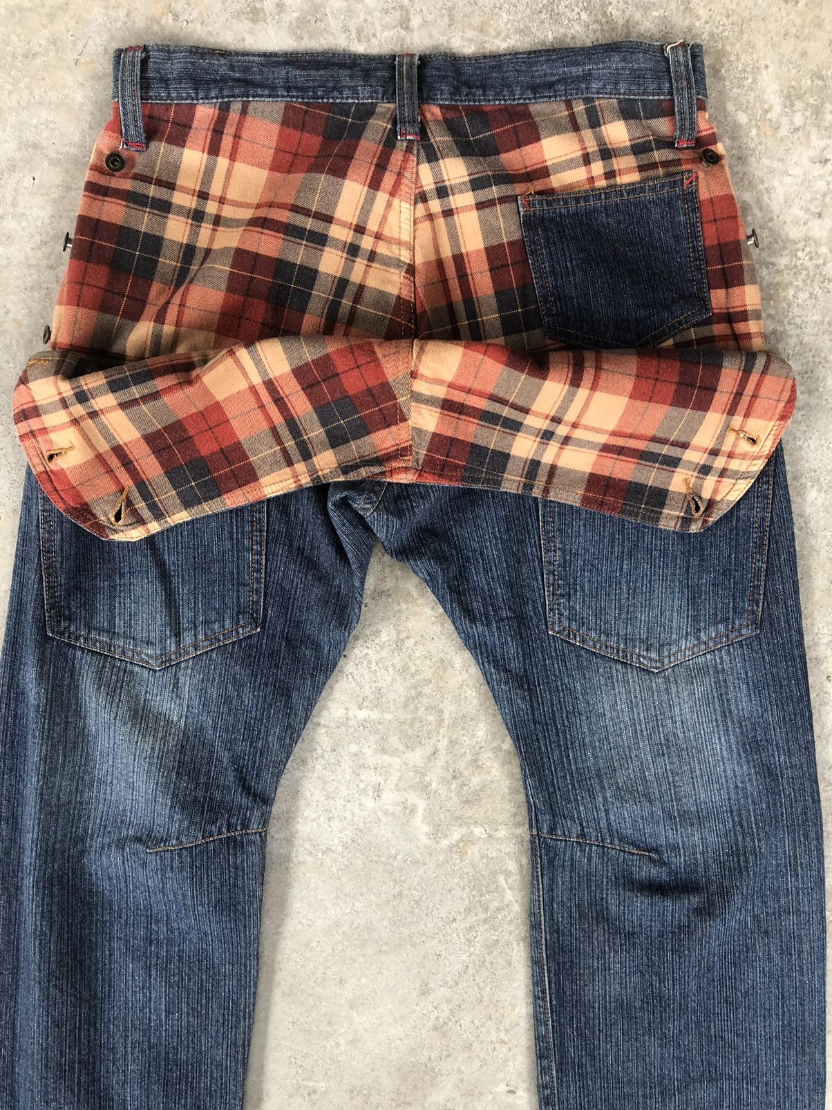Hysteric Glamour Wild Khakis Double Waist Jeans Blanket Navajo Style Size US 32 / EU 48 - 12 Thumbnail