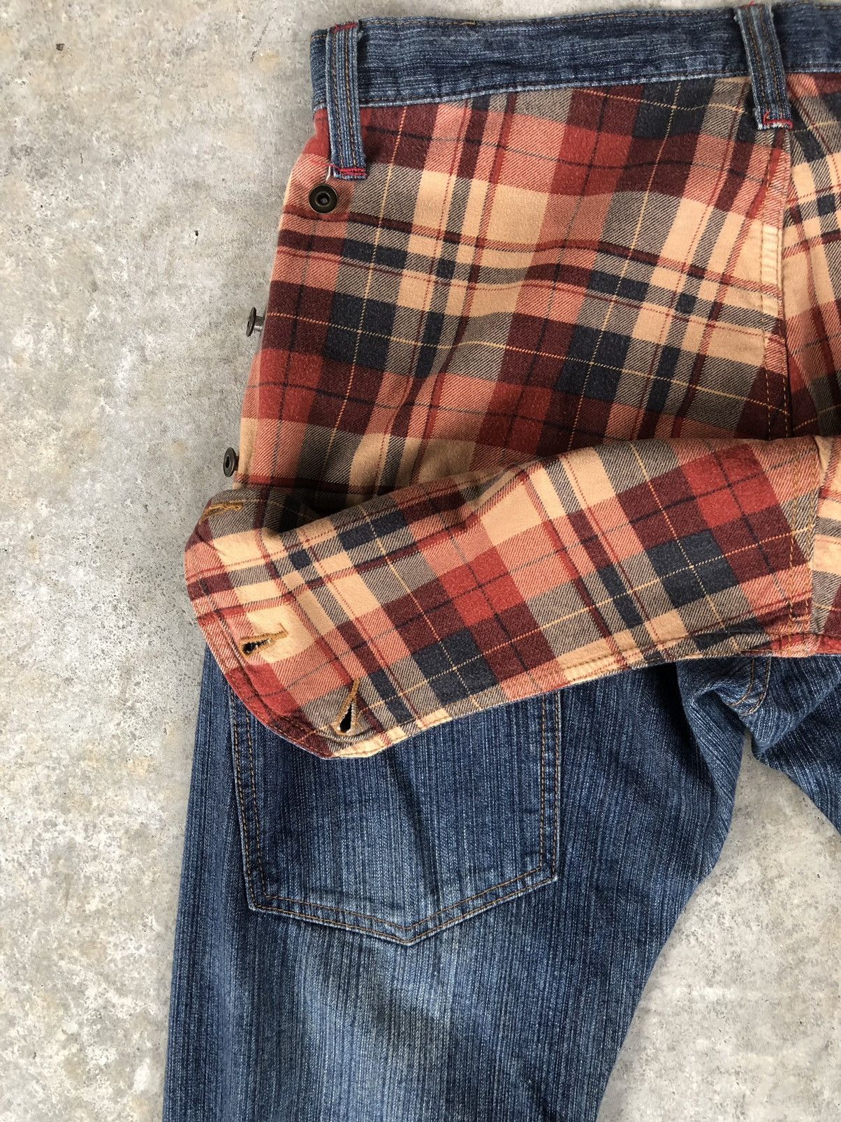 Hysteric Glamour Wild Khakis Double Waist Jeans Blanket Navajo Style Size US 32 / EU 48 - 13 Thumbnail