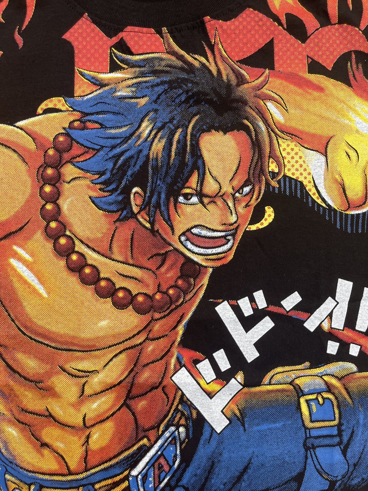 Anime × Japanese Brand Modern Bootleg One Piece Ace Tshirt Size US XL / EU 56 / 4 - 2 Thumbnail
