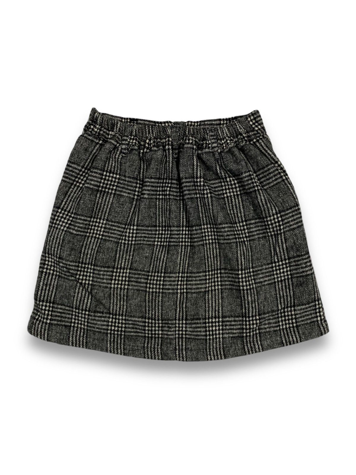 Japanese Brand Japanese Brand Faux Fur Plaid Mini Skirt like Burberry Size 24" / US 00 / IT 34 - 2 Thumbnail
