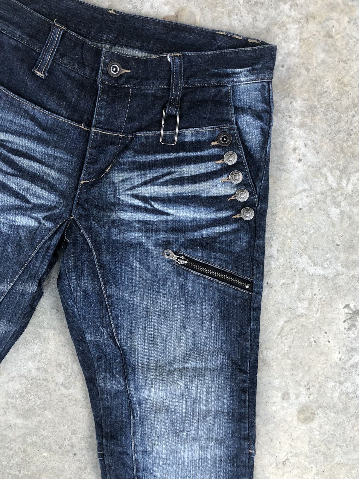 PPFM PPFM Distressed Denim Punk Style Size US 32 / EU 48 - 5 Thumbnail