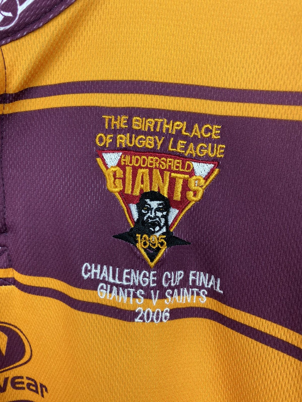 Vintage Huddersfield Rugby Giants Cup Final 2006 Jersey Wigan Lions Size US XL / EU 56 / 4 - 3 Thumbnail
