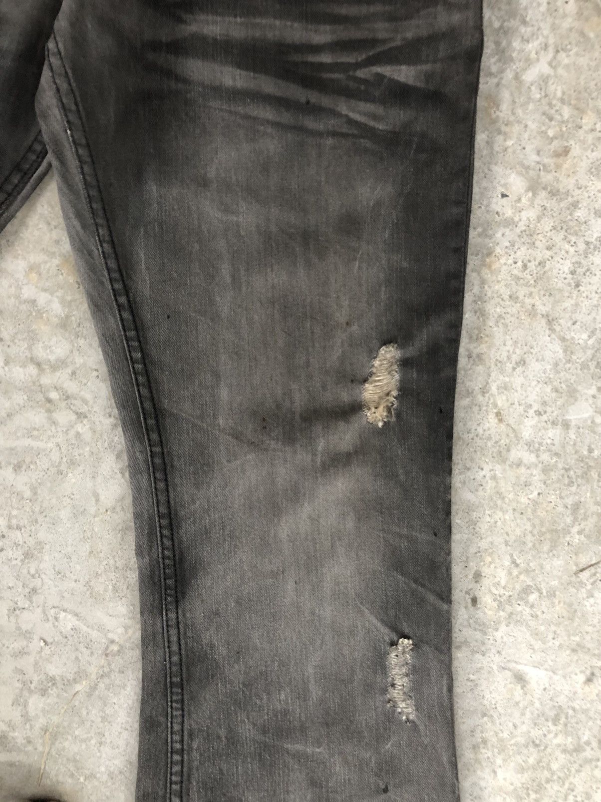 semanticdesign Semantic Design Snake Skin Leather Flared Jeans Size US 34 / EU 50 - 8 Thumbnail