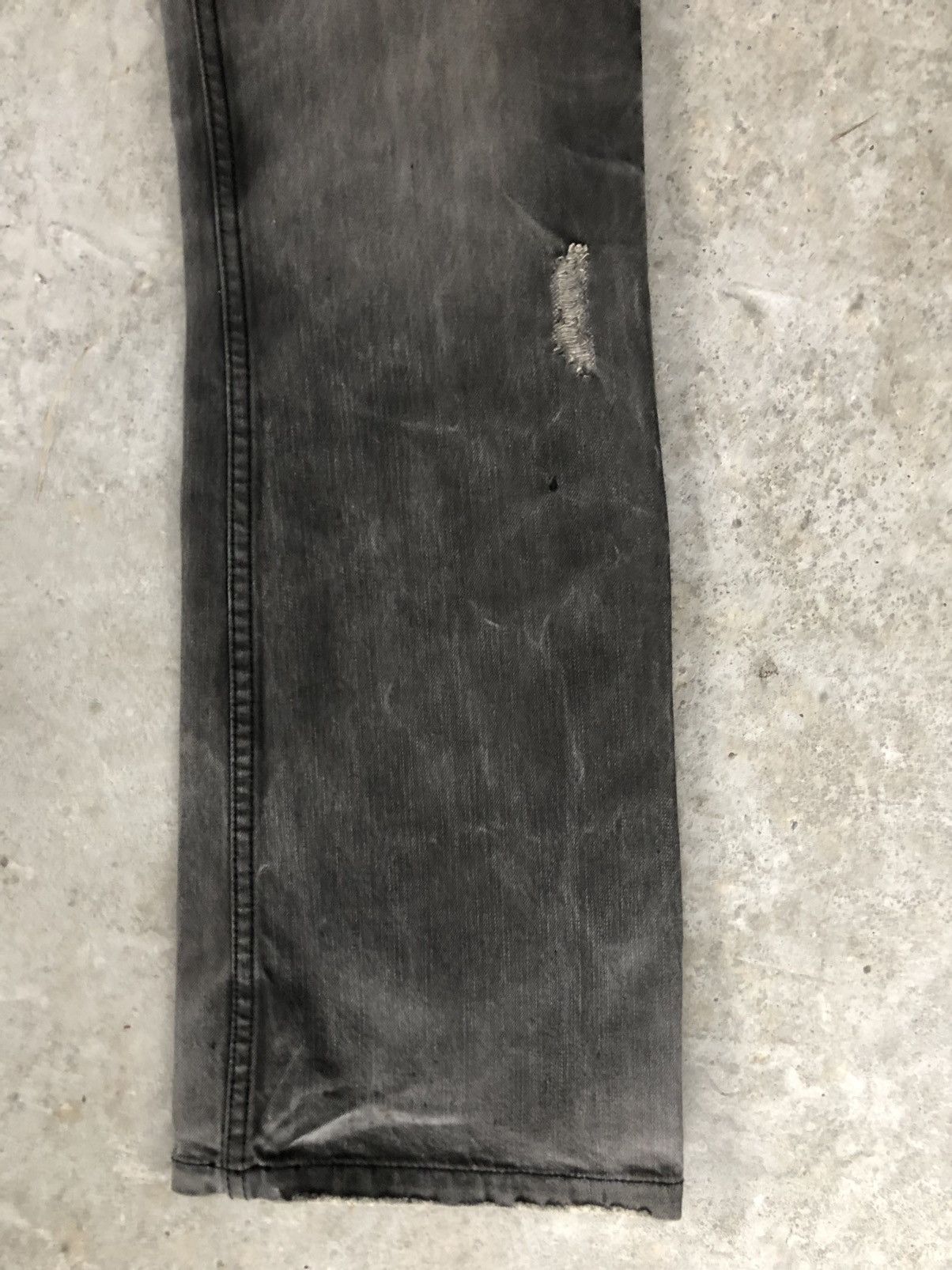 semanticdesign Semantic Design Snake Skin Leather Flared Jeans Size US 34 / EU 50 - 4 Thumbnail