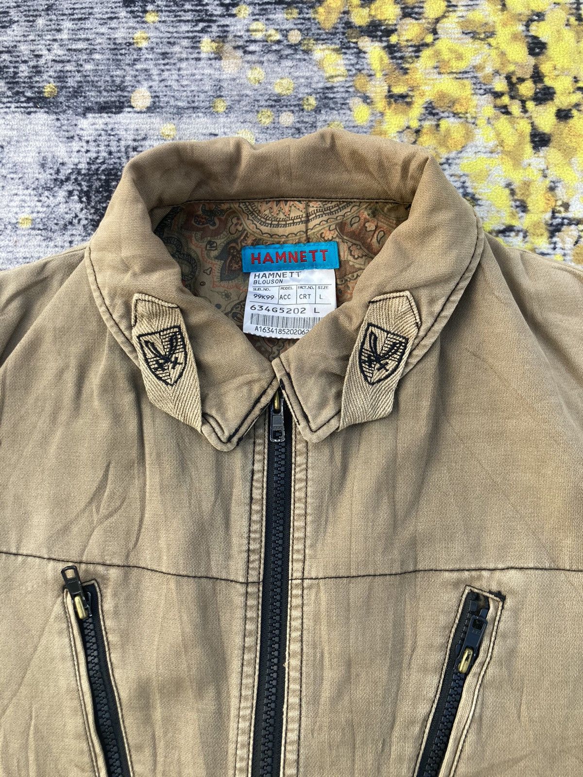 Katharine Hamnett London ⭐️BIDDING OFFER⭐️ HAMNETT LIGHT JACKET Size US L / EU 52-54 / 3 - 5 Thumbnail