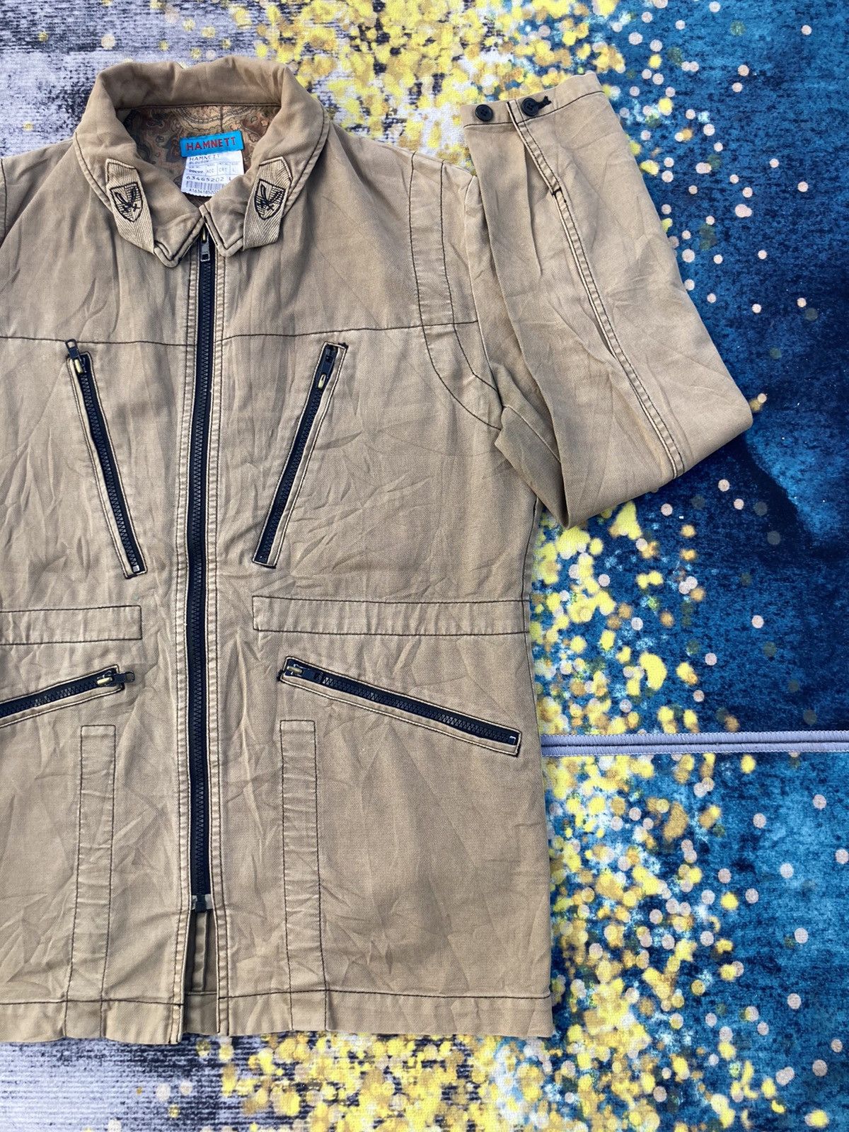 Katharine Hamnett London ⭐️BIDDING OFFER⭐️ HAMNETT LIGHT JACKET Size US L / EU 52-54 / 3 - 4 Thumbnail