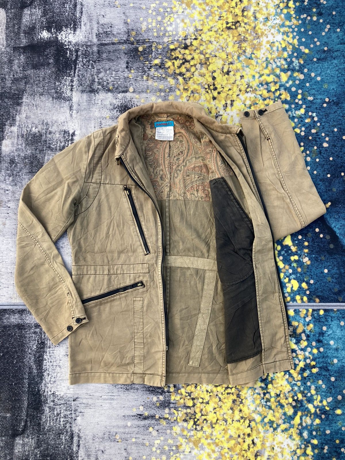 Katharine Hamnett London ⭐️BIDDING OFFER⭐️ HAMNETT LIGHT JACKET Size US L / EU 52-54 / 3 - 2 Thumbnail
