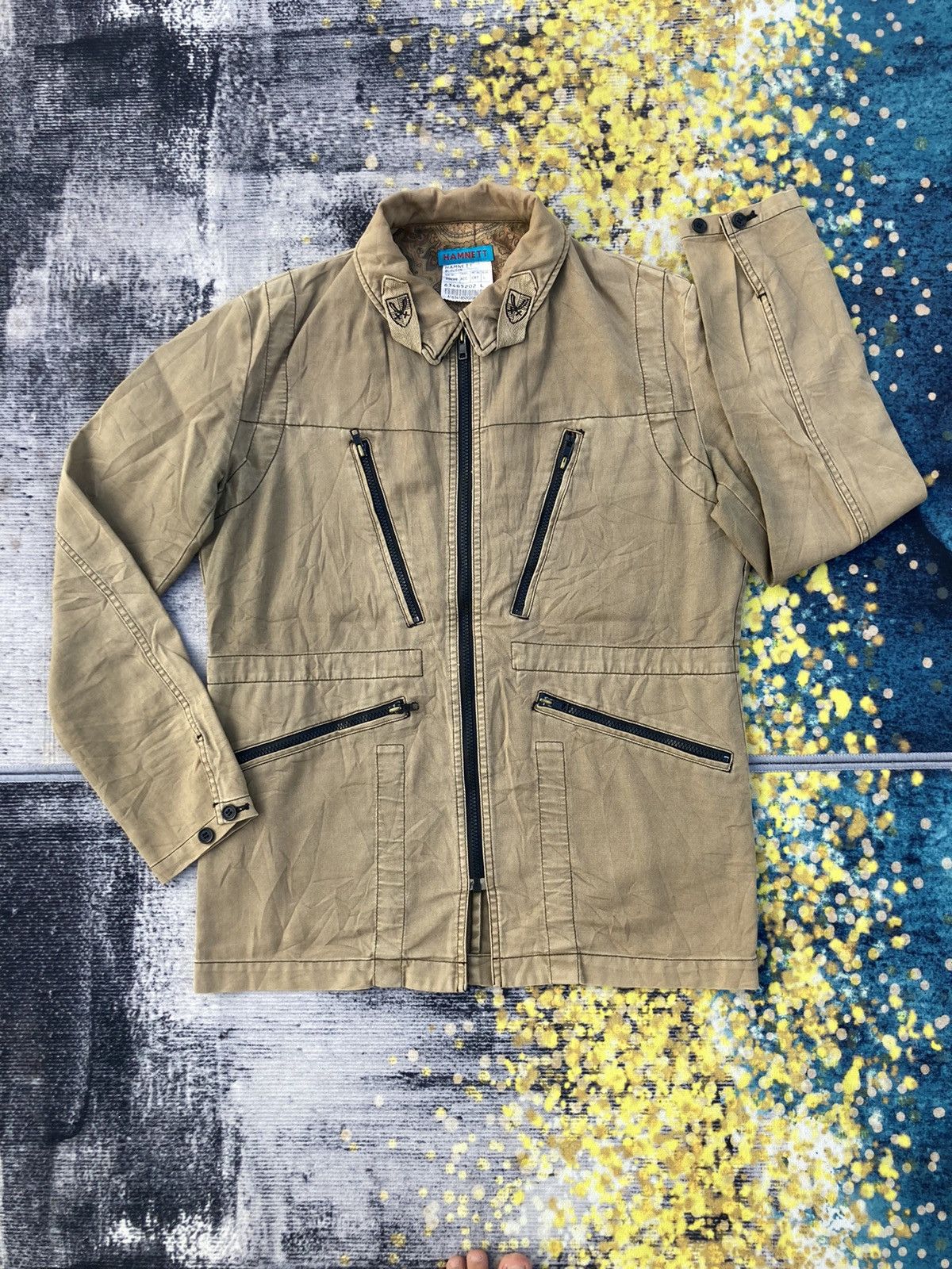 Katharine Hamnett London ⭐️BIDDING OFFER⭐️ HAMNETT LIGHT JACKET Size US L / EU 52-54 / 3 - 1 Thumbnail