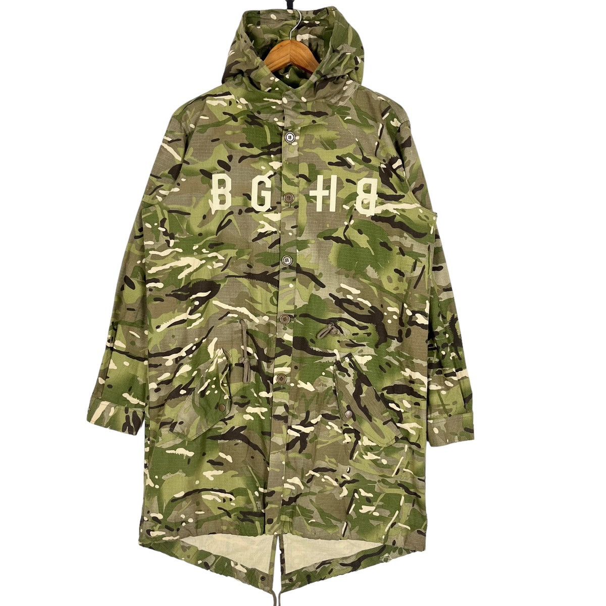 Bagarch Military Camouflage Fish Tail Parka Jacket