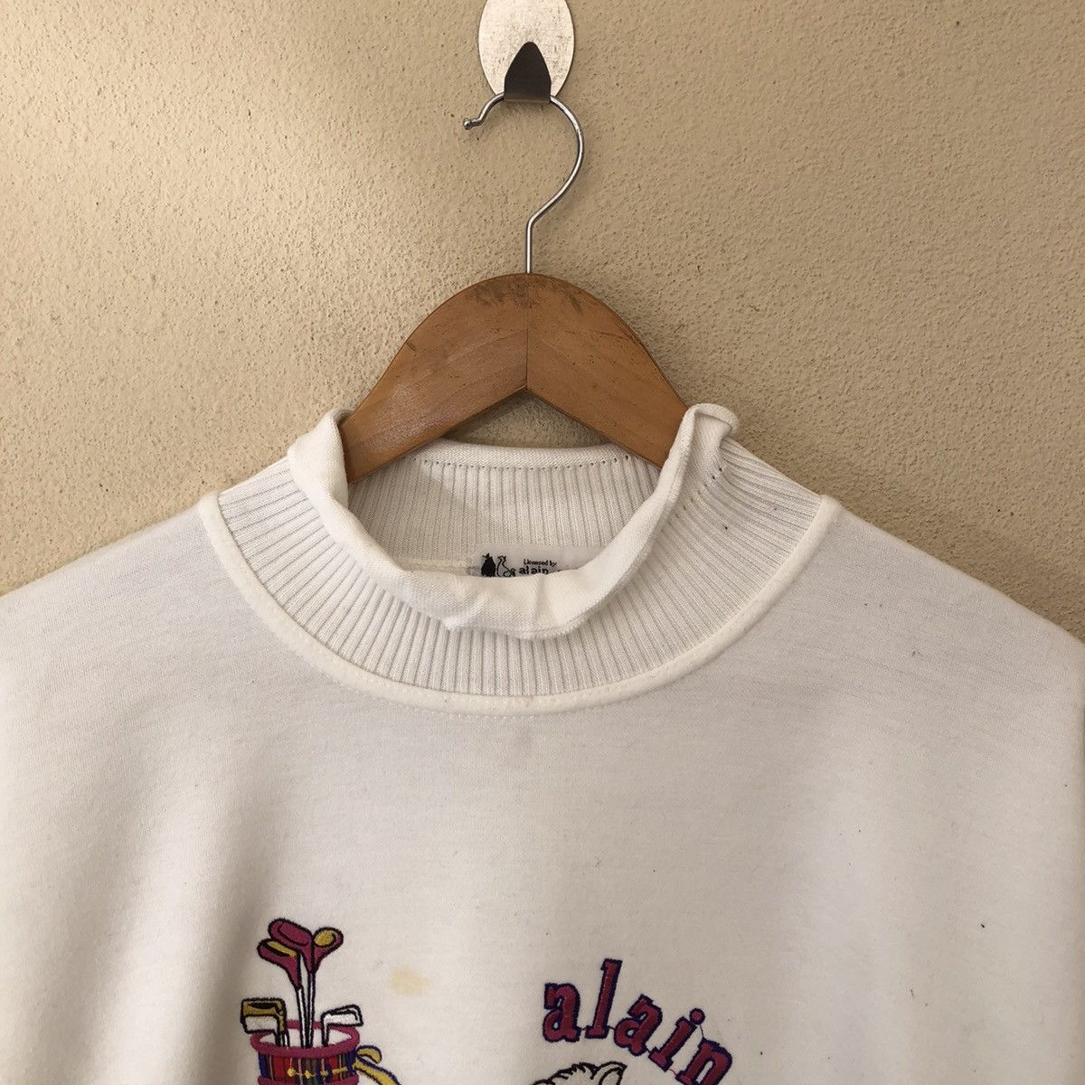 Japanese Brand VINTAGE ALAIN & CAZALIS SWEATSHIRT EMBROIDERED BIG LOGO Size US M / EU 48-50 / 2 - 4 Thumbnail