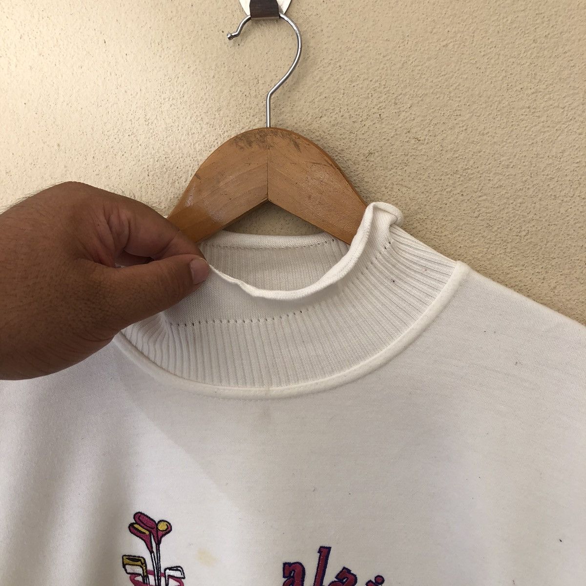 Japanese Brand VINTAGE ALAIN & CAZALIS SWEATSHIRT EMBROIDERED BIG LOGO Size US M / EU 48-50 / 2 - 7 Thumbnail