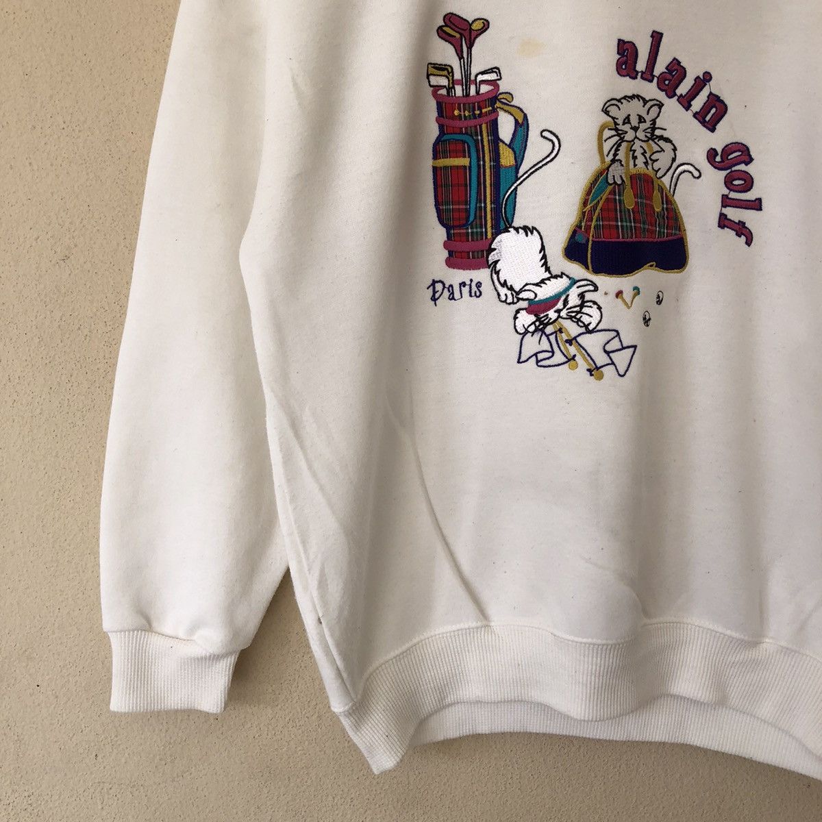 Japanese Brand VINTAGE ALAIN & CAZALIS SWEATSHIRT EMBROIDERED BIG LOGO Size US M / EU 48-50 / 2 - 5 Thumbnail