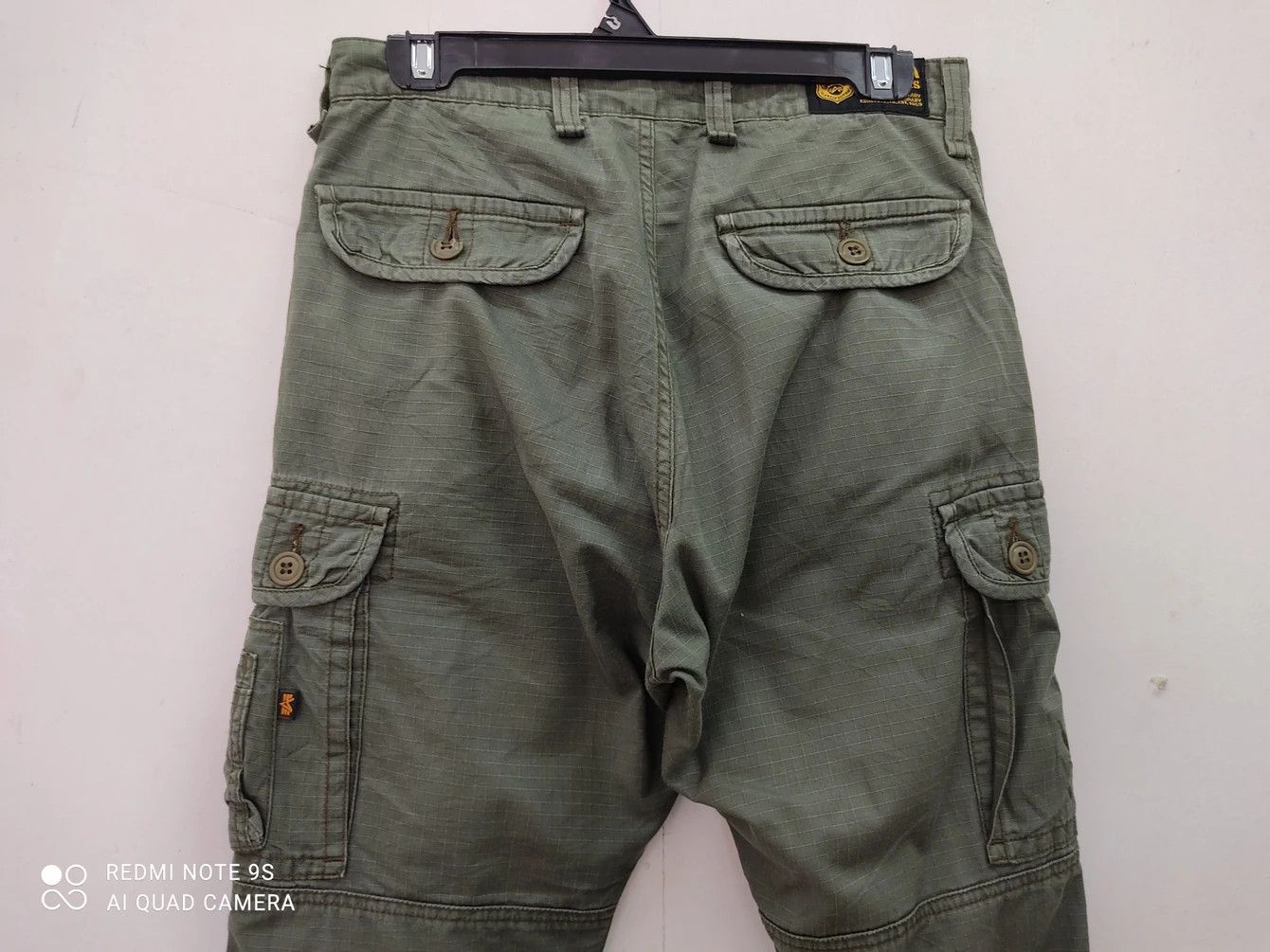 Alpha Industries Alpha Industries Multipocket Utlity Green Cargo Pants Size US 30 / EU 46 - 10 Thumbnail