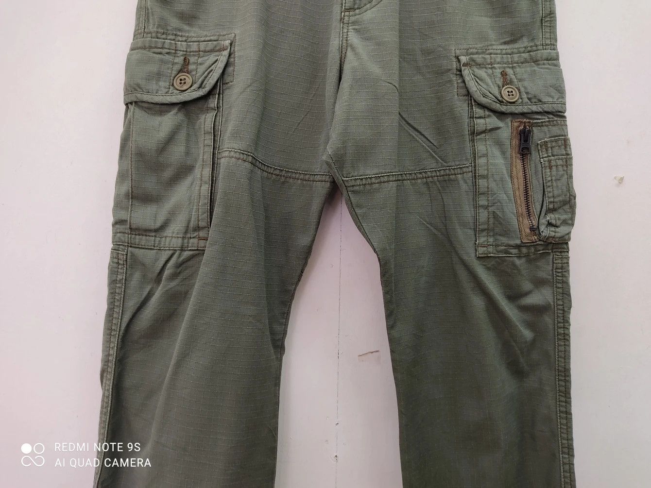 Alpha Industries Alpha Industries Multipocket Utlity Green Cargo Pants Size US 30 / EU 46 - 3 Thumbnail