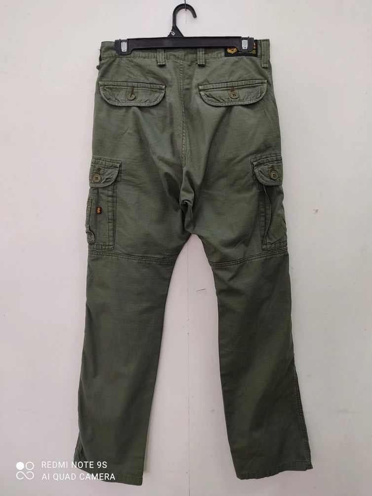 Alpha Industries Alpha Industries Multipocket Utlity Green Cargo Pants Size US 30 / EU 46 - 9 Thumbnail