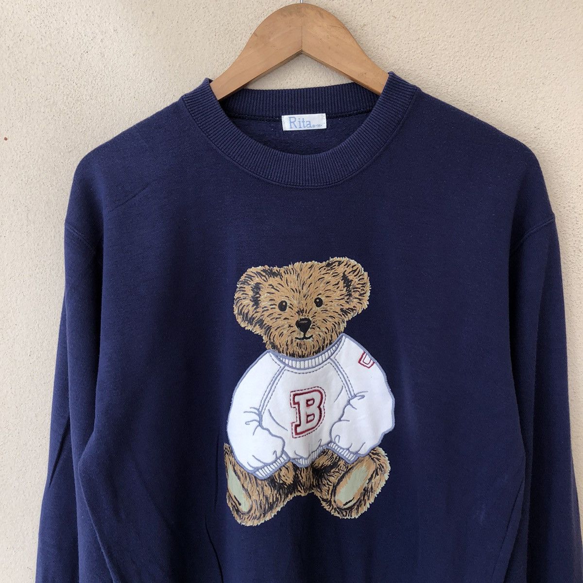 Japanese Brand RITA SWEATSHIRT BIG LOGO BEAR INSPIRED BY POLO RALPH RRL Size US M / EU 48-50 / 2 - 3 Thumbnail