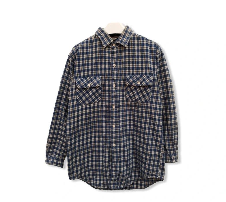 Vintage Vintage One Step plaid Tartan Flannel Shirt 👕 | Grailed