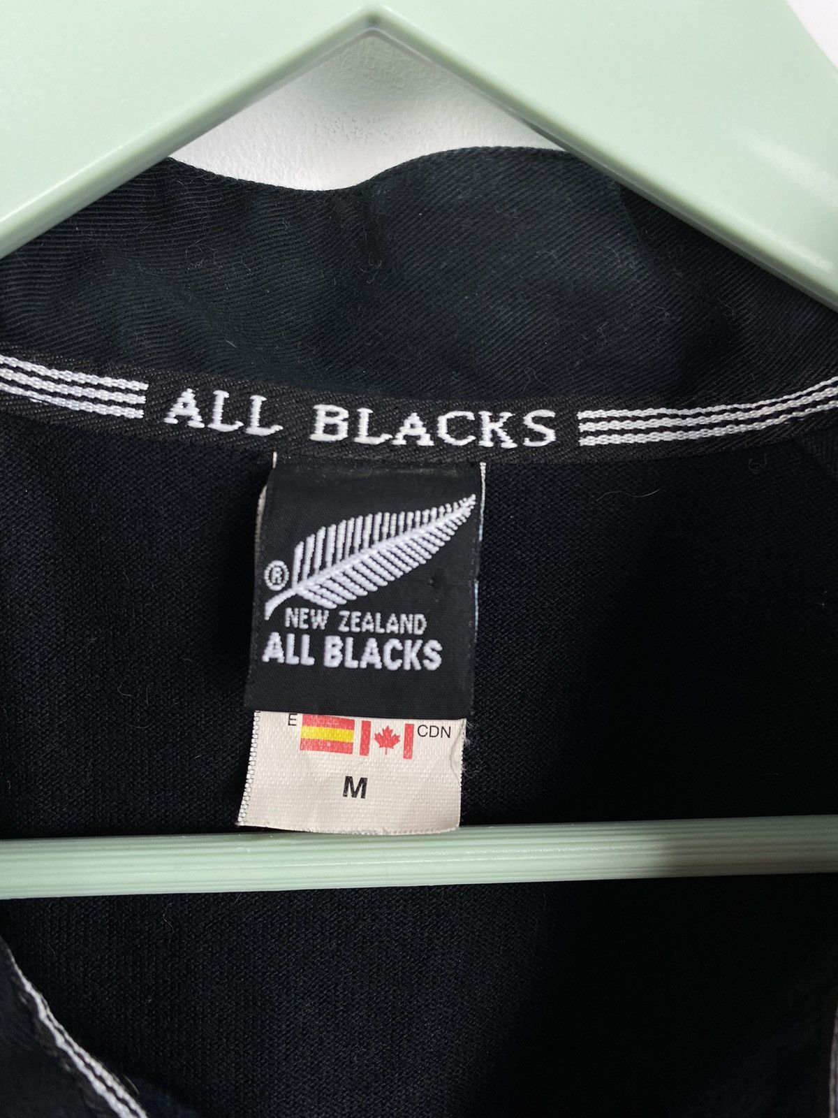 Adidas Vintage 1999 Adidas New Zealand All Black Rugby Jersey Size US M / EU 48-50 / 2 - 6 Thumbnail