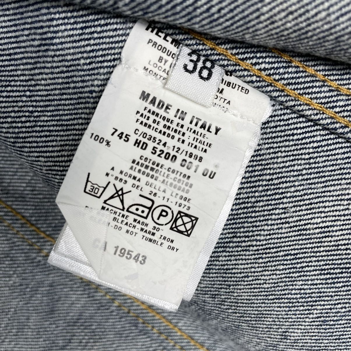 Helmut Lang 🌟HELMUT LANG 1999 CLASSIC DENIM FOLDED SLEEVE DENIM JACKET Size M / US 6-8 / IT 42-44 - 11 Thumbnail