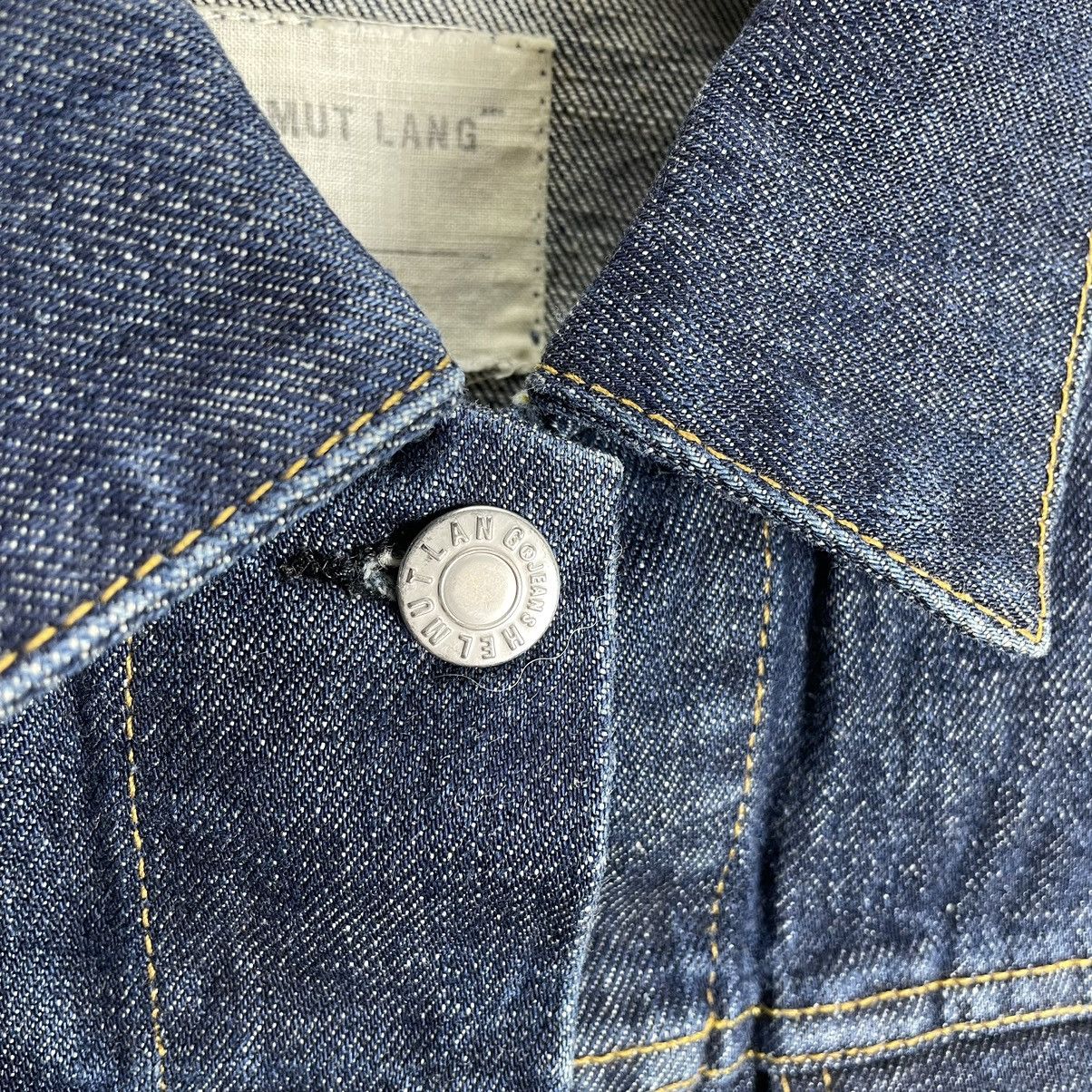 Helmut Lang 🌟HELMUT LANG 1999 CLASSIC DENIM FOLDED SLEEVE DENIM JACKET Size M / US 6-8 / IT 42-44 - 6 Thumbnail