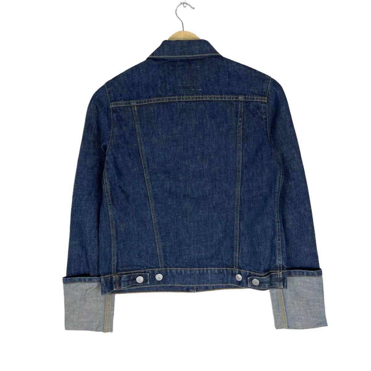 Helmut Lang 🌟HELMUT LANG 1999 CLASSIC DENIM FOLDED SLEEVE DENIM JACKET Size M / US 6-8 / IT 42-44 - 9 Thumbnail