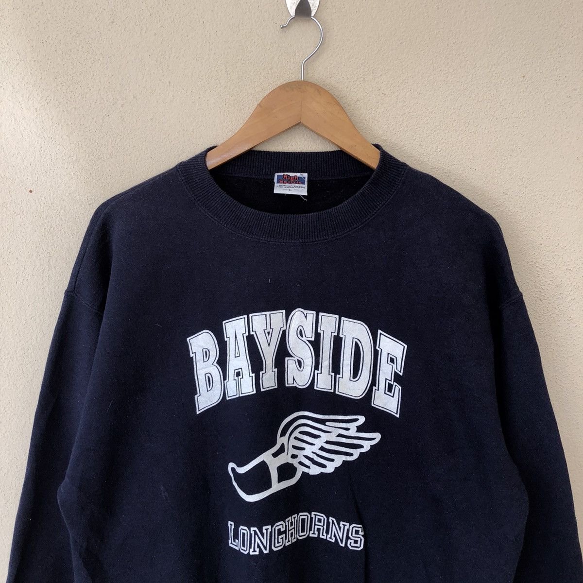 Japanese Brand VINTAGE BAYSIDE LONGCHORNS SWEATSHIRT BIG LOGO Size US L / EU 52-54 / 3 - 3 Thumbnail